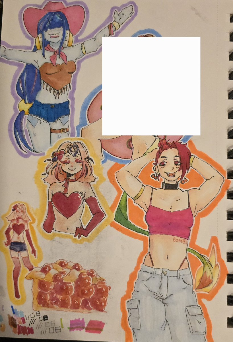 ma2hjc2's tweet photo. Starting to get a hang of working with alcohol markers and how they layer and blend. ☺️
Just need to fix my habit of drawing really small so its not as hard lining and filling lol https://t.co/4siRbL9Onx