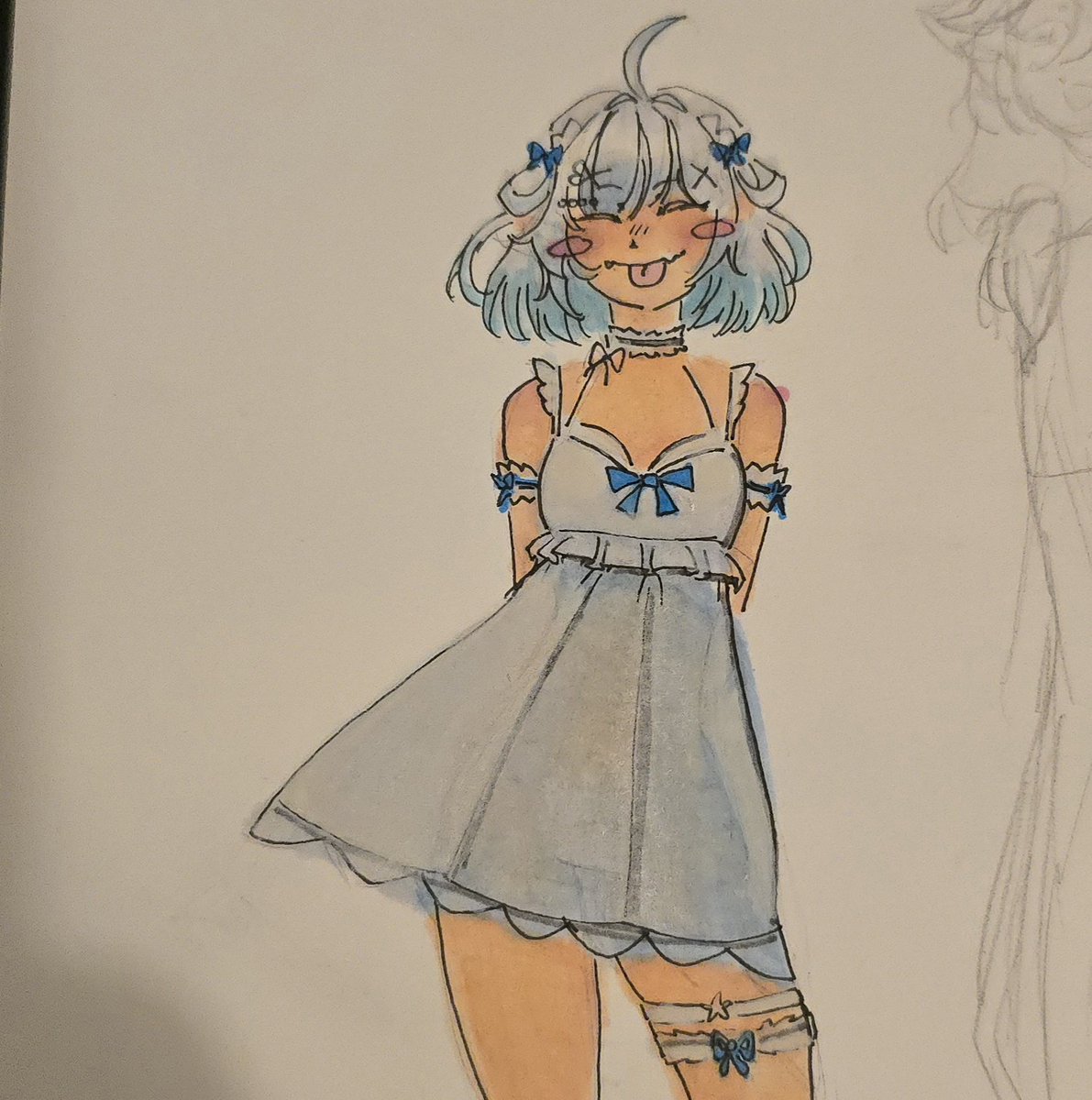 ma2hjc2's tweet photo. Starting to get a hang of working with alcohol markers and how they layer and blend. ☺️
Just need to fix my habit of drawing really small so its not as hard lining and filling lol https://t.co/4siRbL9Onx