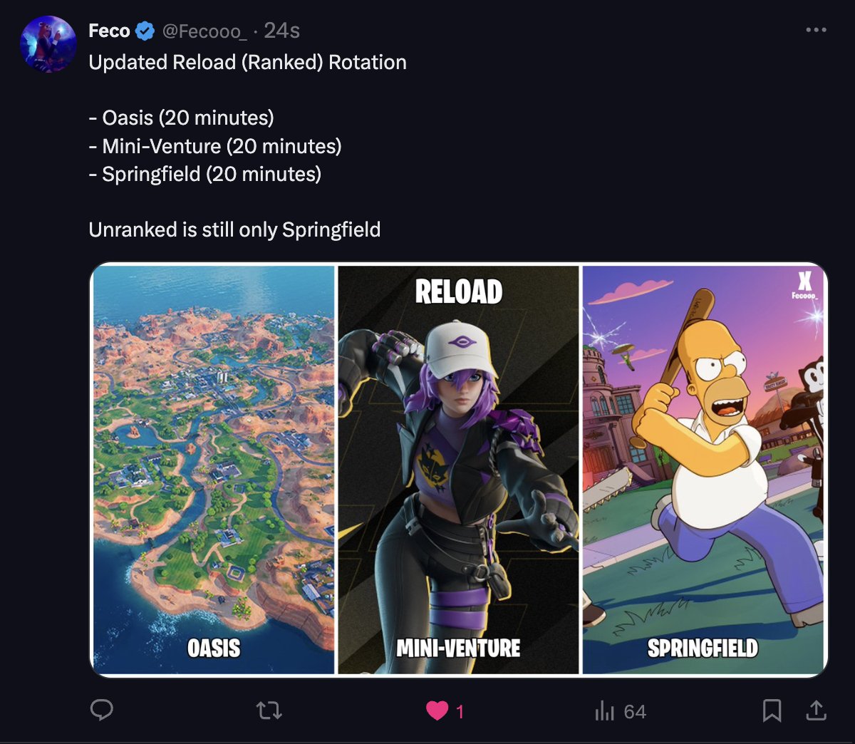 CLOWSY_'s tweet photo. RELOAD RANKED ROTATION HAS BEEN UPDATED!

Is the worst rotation that fortnite has ever done?💀 https://t.co/loaNLjNESm