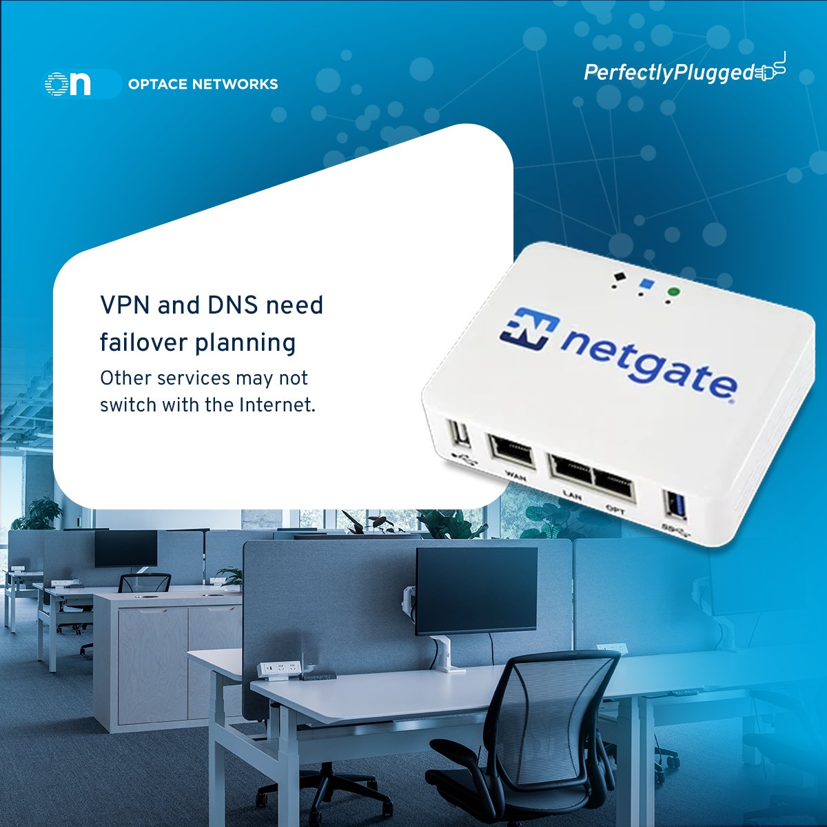OptaceNetworks's tweet photo. A second Internet connection can provide redundancy, but reliable WAN failover requires more than simply adding another ISP.

Learn more:  https://t.co/HXYnB9ciya https://t.co/H6eOqAaFpn