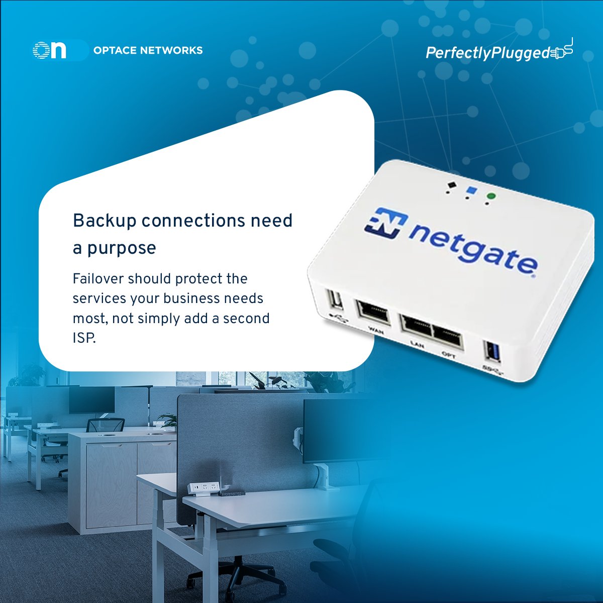 OptaceNetworks's tweet photo. A second Internet connection can provide redundancy, but reliable WAN failover requires more than simply adding another ISP.

Learn more:  https://t.co/HXYnB9ciya https://t.co/H6eOqAaFpn