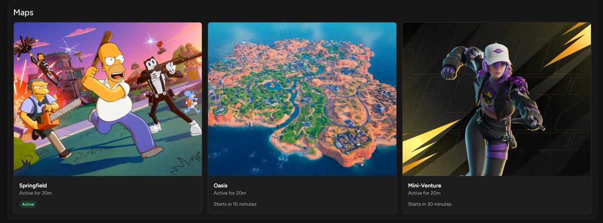 osirion_gg's tweet photo. SLURP RUSH REPLACED IN RANKED RELOAD

epic repalced slurp rush with oasis in the ranked relaod rotation 

new maps:
- springfield
- oasis
- mini-venture

casual rotation remains just springfield