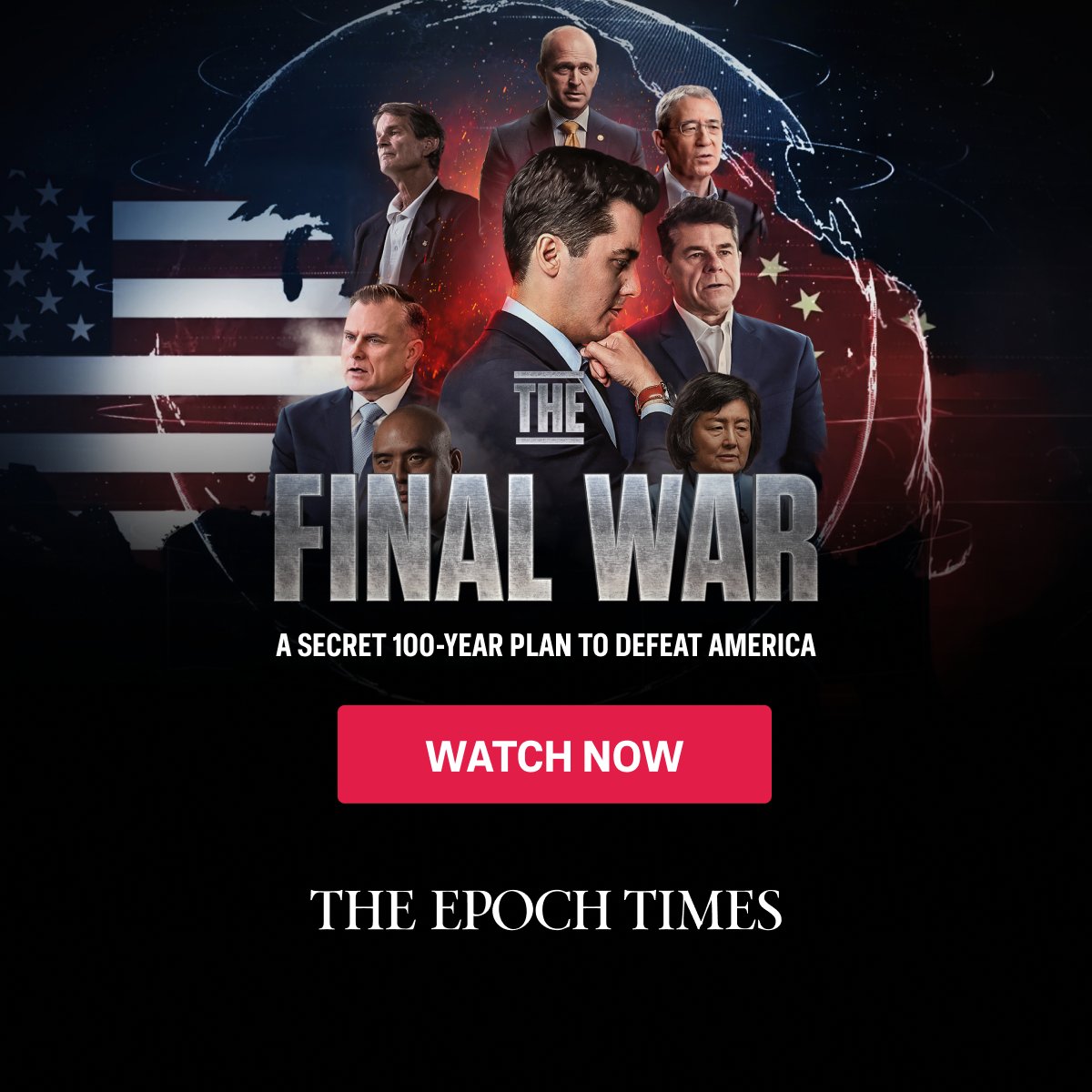 EpochTimes's tweet photo. What if America’s biggest story has been hiding in plain sight?

‘𝗧𝗵𝗲 𝗙𝗶𝗻𝗮𝗹 𝗪𝗮𝗿’ traces America’s problems back to a long-running foreign strategy to 𝗪𝗘𝗔𝗞𝗘𝗡 𝗧𝗛𝗘 𝗖𝗢𝗨𝗡𝗧𝗥𝗬 𝗙𝗥𝗢𝗠 𝗪𝗜𝗧𝗛𝗜𝗡.🚨

Watch now on The Epoch Times.