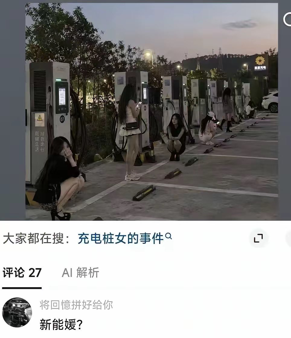 Aspirin1024's tweet photo. 时势造英雄啊！怎么给他想出新名词的，新能媛！ https://t.co/UismK3GGiW