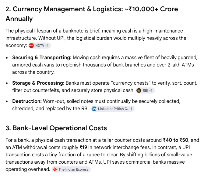 KumarOnly333's tweet photo. @FinMinIndia @nsitharamanoffc @DFS_India @NPCI_NPCI @DDNewslive @airnewsalerts @PIB_India @MIB_India @CBC_MIB Govt claims there is  huge cost in running the UPI infrastructure. There is.
What they arent saying is that we had an even higher cost when transactions were done using paper money, which required additional physical security etc. UPI is already cheaper @nsitharaman 
#KeepUPIFree https://t.co/obDPbuOubt