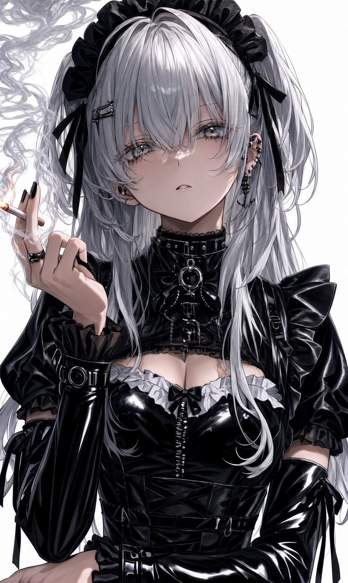 usa8093's tweet photo. #AIart 
「言い逃れはもうお終いかな…？
…。
では、では、お楽しみのジャッジメントタイムだ🎶」 https://t.co/PHfZmADdYs