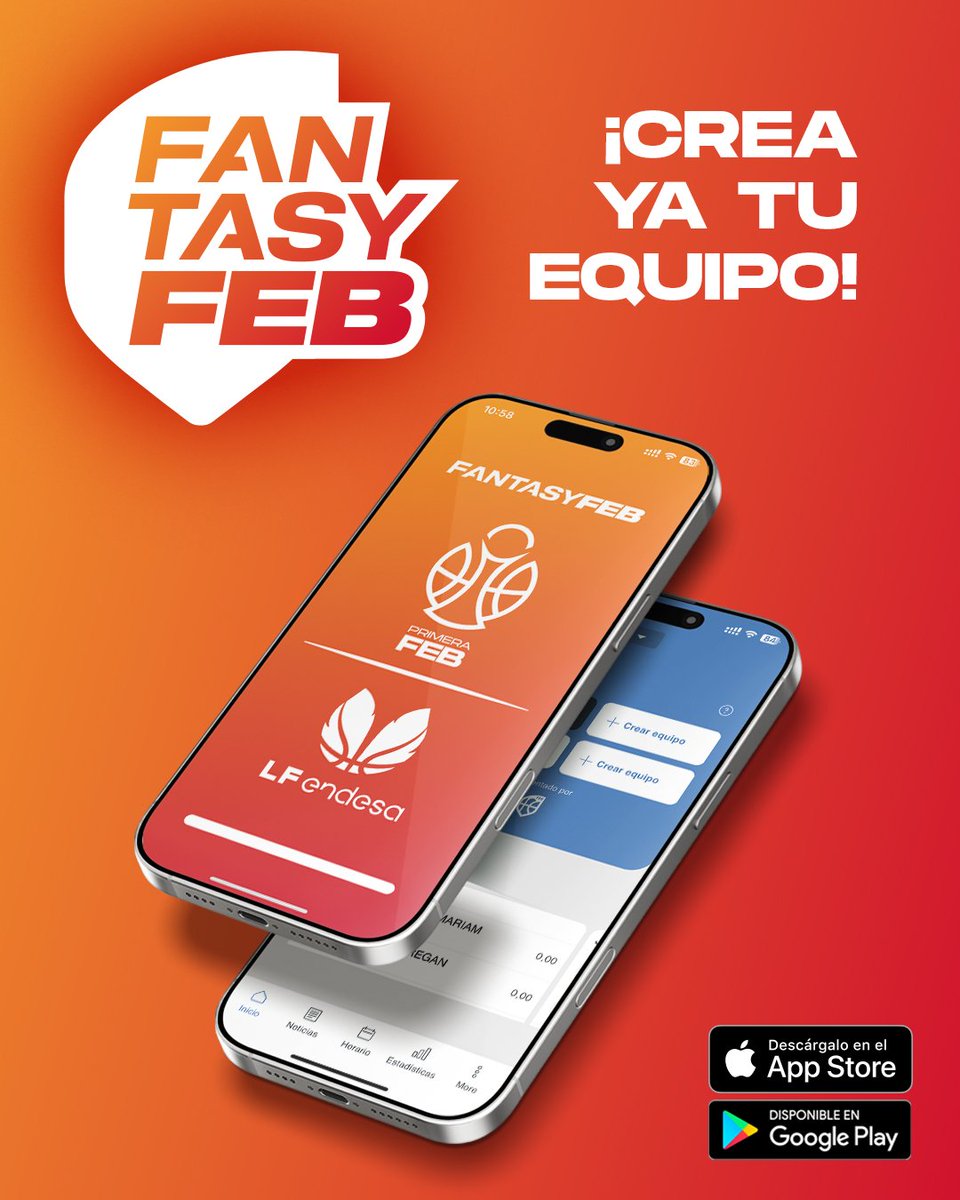 CompeticionFEB's tweet photo. ๐ฎ #FantasyFEB: La estabas esperando y... YA ESTร AQUรโผ๏ธ
โถ๏ธ Crea tus equipos y demuestra en ๐๐๐ฃ๐ฉ๐๐จ๐ฎ๐๐๐ฝ que nadie sabe mรกs que tรบ sobre #PrimeraFEB y #LFEndesa ๐ค
๐ฅ๐ฅ๐ฅ Disponible en Google Play y App Store ๐ฅ๐ฅ๐ฅ
๐น๏ธ Accede a FantasyFEB โฌ
https://t.co/XNvfkDRV2J https://t.co/jI9hLxX5MS