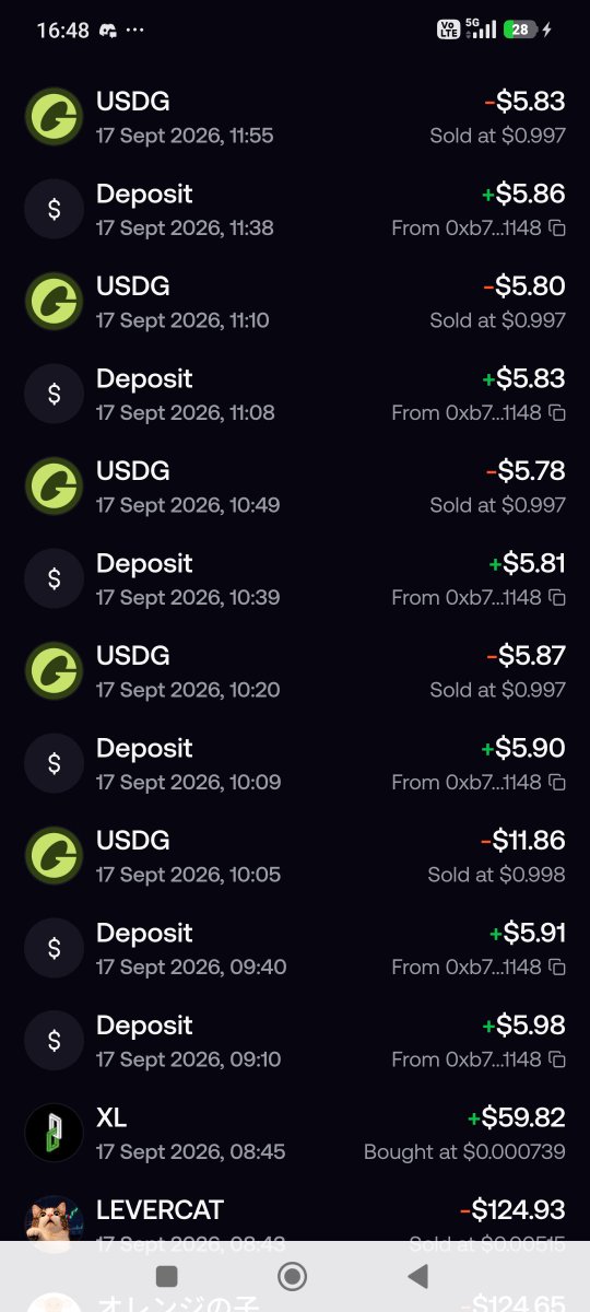 bytx88's tweet photo. Hi friends, I am still getting  the regular USDG twitch every hour. @xLinkMoney
I noticed the USDG is half what I used to be getting, but I have been increasing my holding of XL with every payout https://t.co/od6wKHbK9i