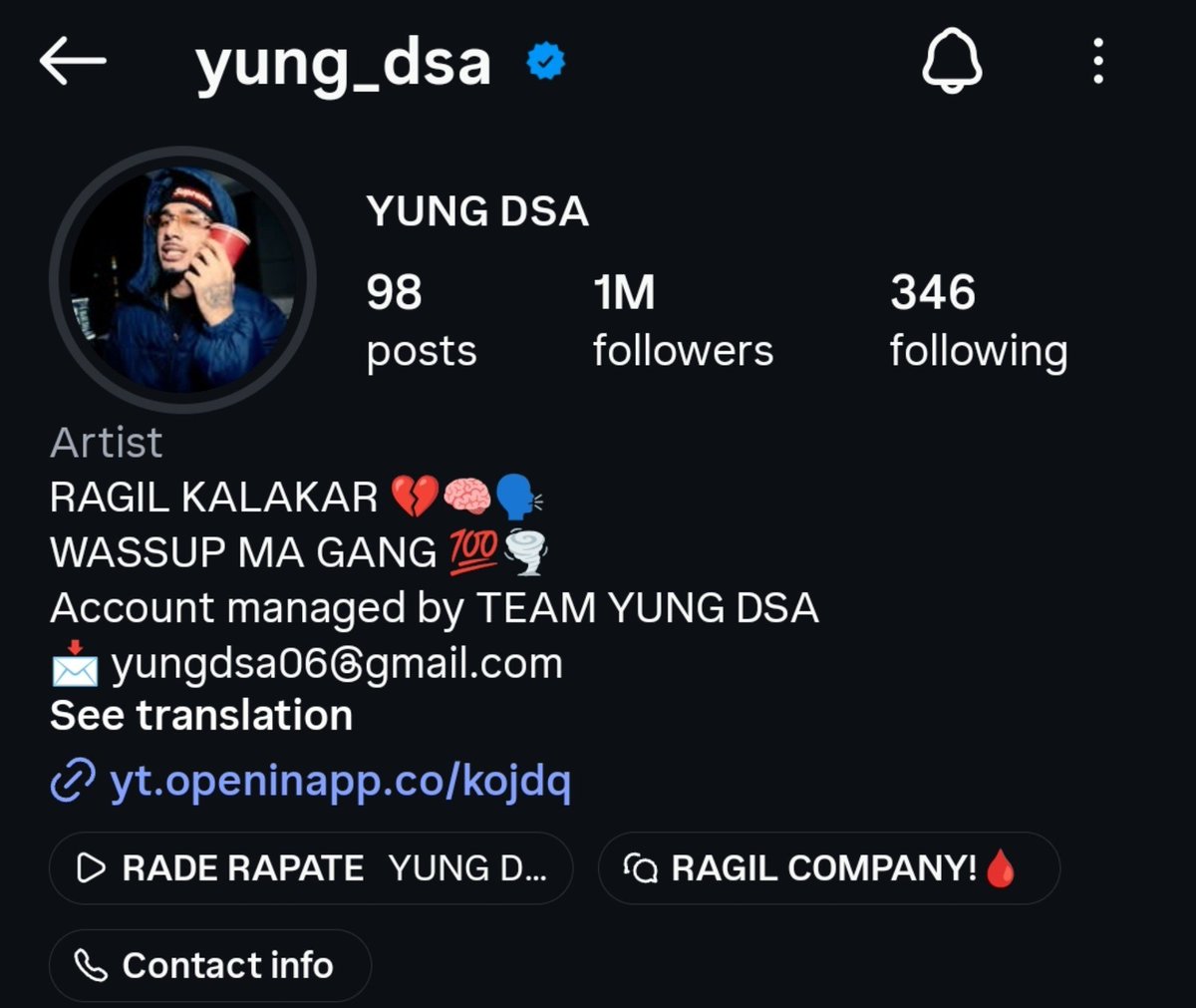 k_masoom7's tweet photo. 1M Yung DSA 🤝 4.9M ScoutOP ❤️‍🔥

Numbers alag, bhaichara same. 🫂

No competition, only brotherhood! ❤️

#ScoutOP #YungDSA #ScoutxYungDSA #BiggBoss20 https://t.co/VuQ1jHrTdk