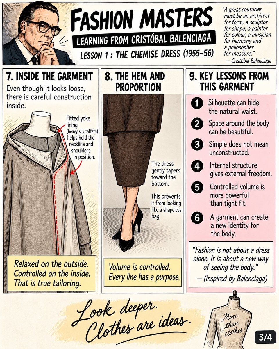 knownasmrb's tweet photo. How Balenciaga taught fashion to stop following the body. https://t.co/Gaj7dklGNK