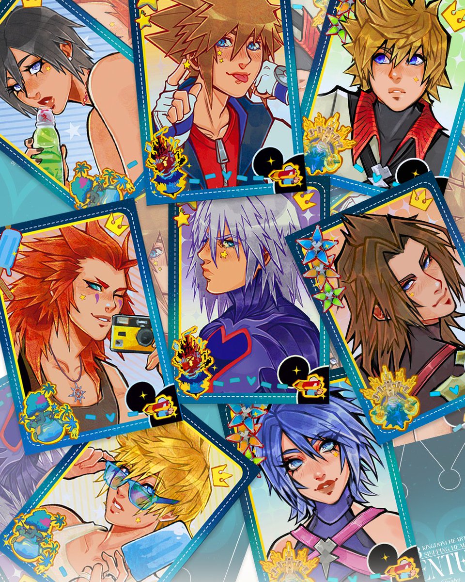 fawkesartt's tweet photo. I never posted my KH cards, the family is growing so fast! #KH https://t.co/CxEwupMqGl