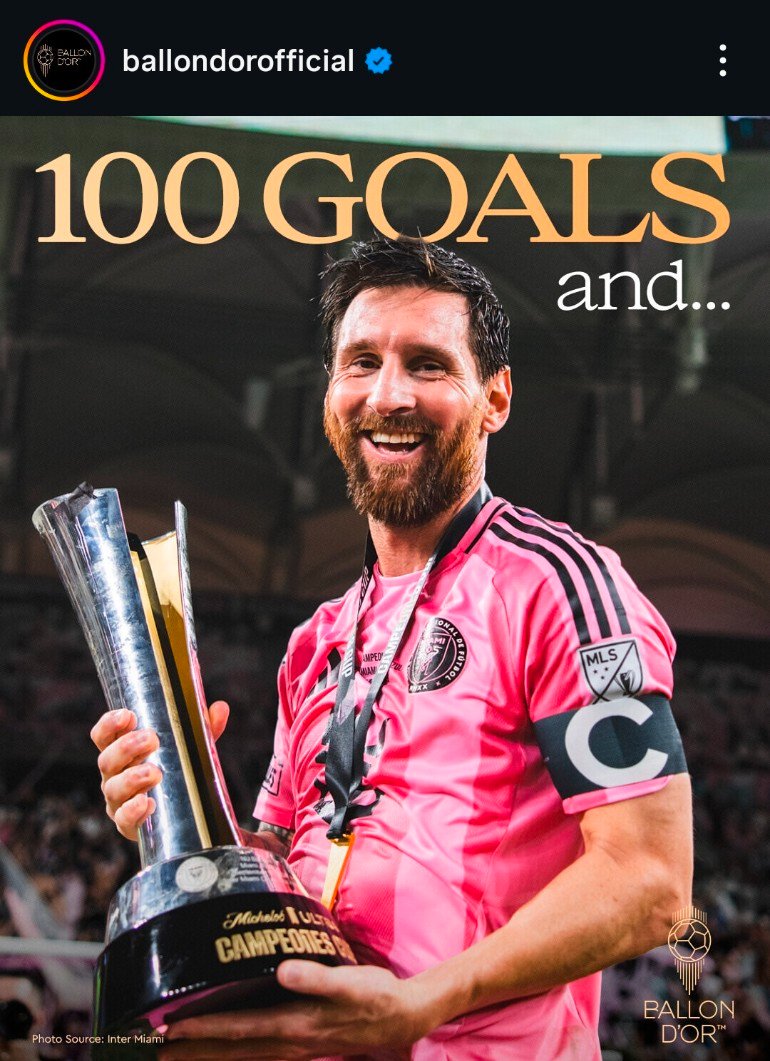 MessiXtraHQ's tweet photo. 🚨 Ballon d'Or official account via IG: https://t.co/CoVrNwKhlX