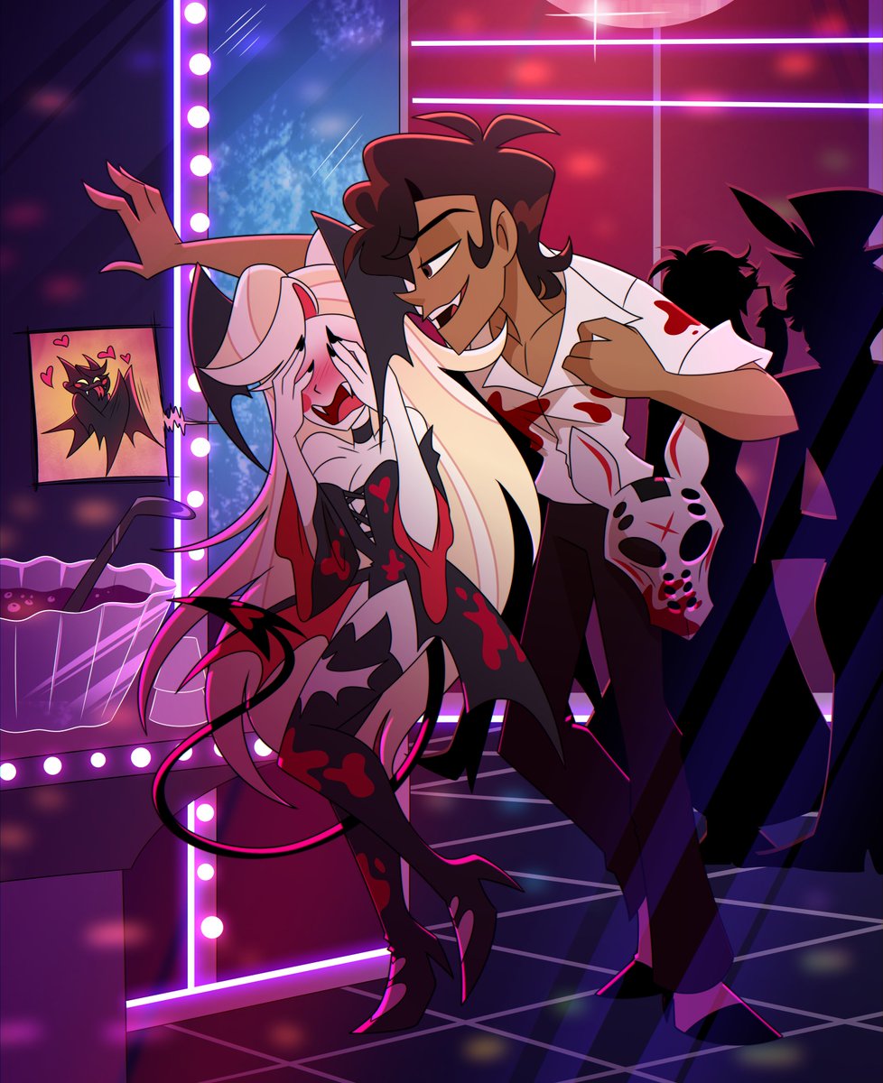 katorishimatsu's tweet photo. Day 4: Vampire x Human   

(I'll upload their part of the comic later)

#HazbinHotel #charlastorweek #charlastorweek2026 #Charlastor https://t.co/rAGOQkXb4L