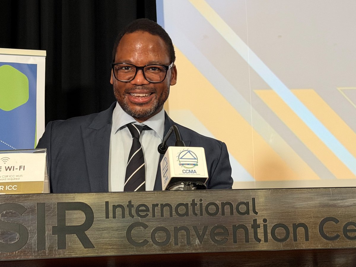 deptoflabour's tweet photo. [📸 Happening Now] Deputy Minister Jomo Sibiya, MP delivering an address on behalf of the Department of Employment and Labour at the CCMA Annual Labour Conference of 2026 convened by the CCMA under the theme “Three decades of the CCMA and 31 years of the Labour Relations Act: https://t.co/lWHWfY828B