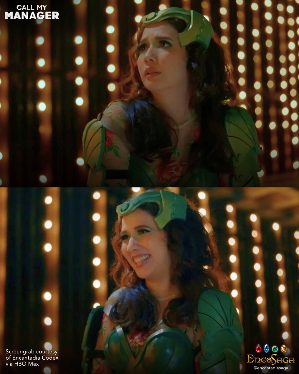 EncantadiaSAGA's tweet photo. OG SANG’GRE ALENA IN 2026 💚🌊
Karylle stuns in a green armored look reminiscent of Sang’gre Alena’s iconic battle attire in Encantadia (2016). The photo is from Episode 5 of Call My Manager, now streaming on HBO Max.

Avisala eashma to @EncantadiaCodex for the screengrabs. 🙏

#CallMyManager #Karylle #Alena