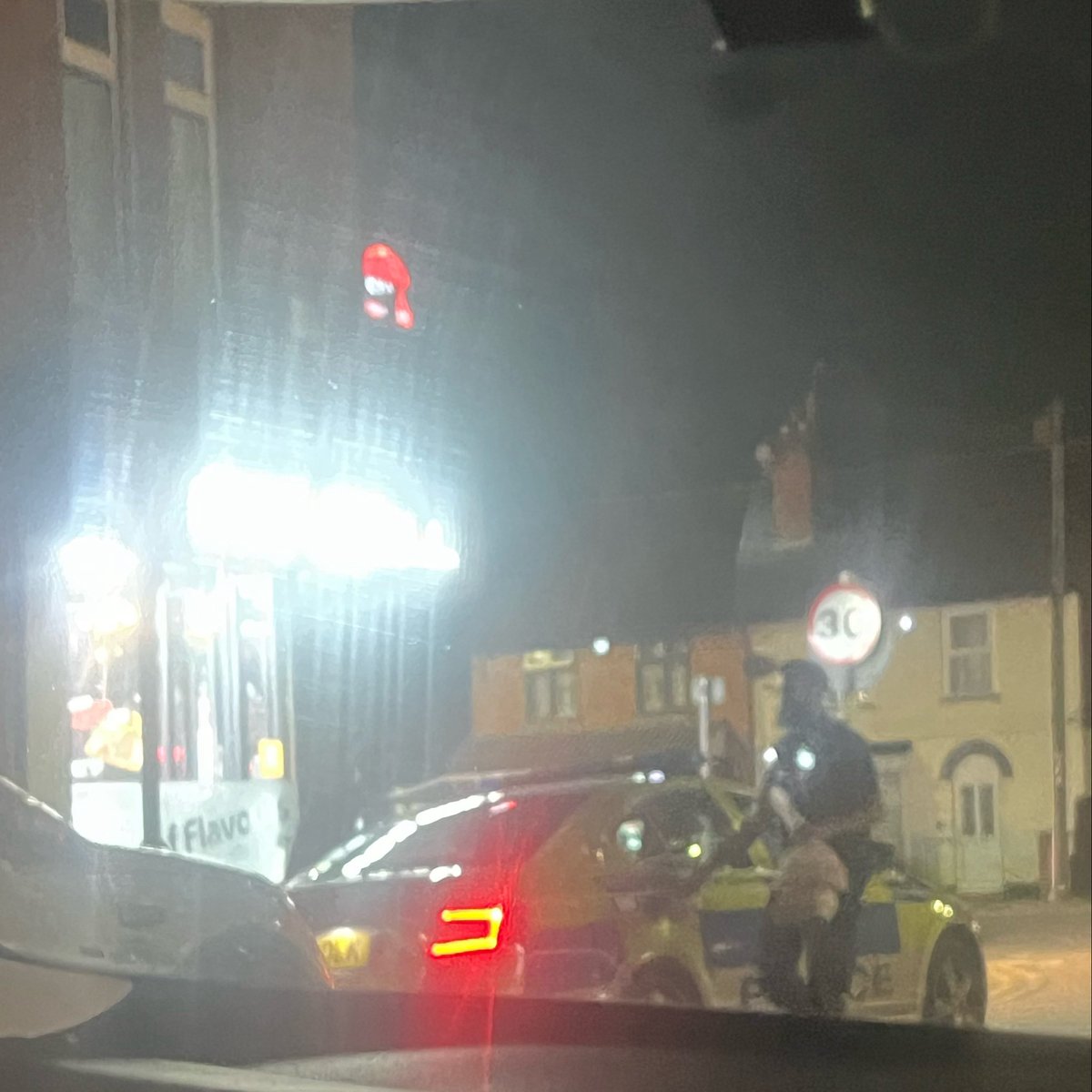 ThatSavageGuy21's tweet photo. @leicspolice Hi, well please let these officers know then as this is the third time I’ve seen the same car on the same road illegally parked whilst there was plenty of parking available but ignored over ordering a takeaway with less of a walk. Or is it rules for thee but not for me? Very poor https://t.co/MaW5GTRaUr