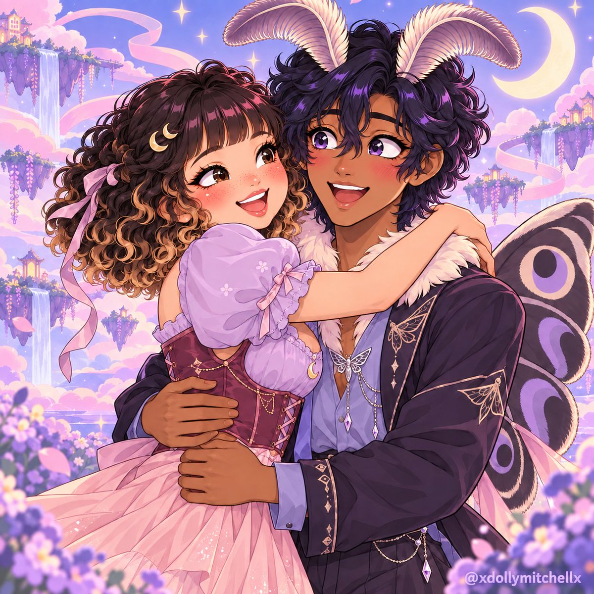 xdollymitchellx's tweet photo. Uwaaahhh! I love Darkly so much!! He's so adorable!! #AIart #AIArtistCommunity #OC https://t.co/9bY2Kg0LgX