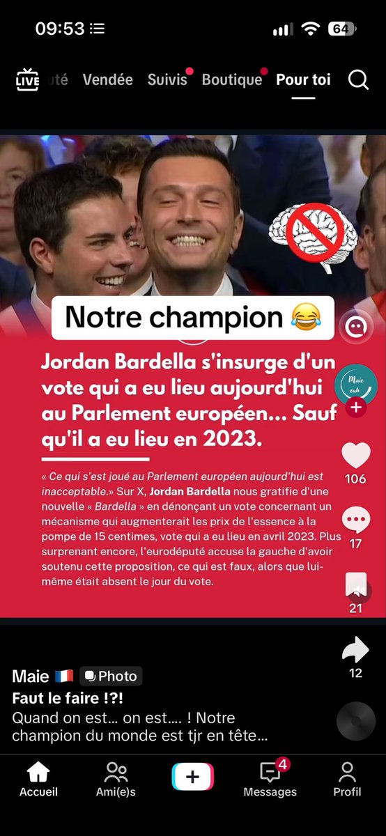 pascal85430's tweet photo. @Thomas_Mng @MLP_officiel Ah oui t’es pas un peu gland toi ? https://t.co/KE2k9pfkCG