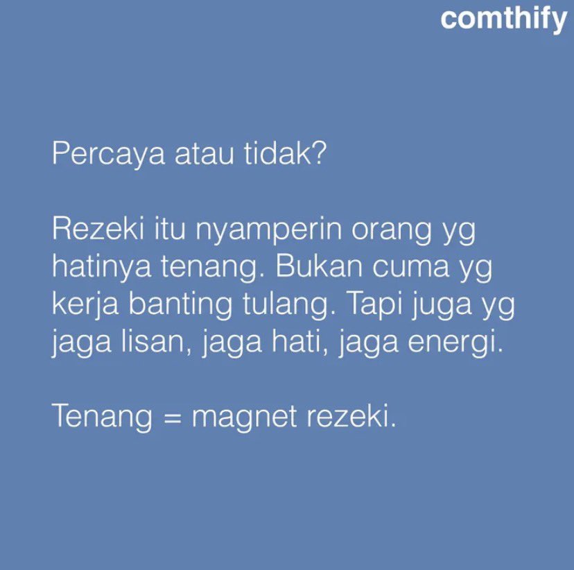 elzraha's tweet photo. PERCAYAAA https://t.co/IO4uLw0XRW