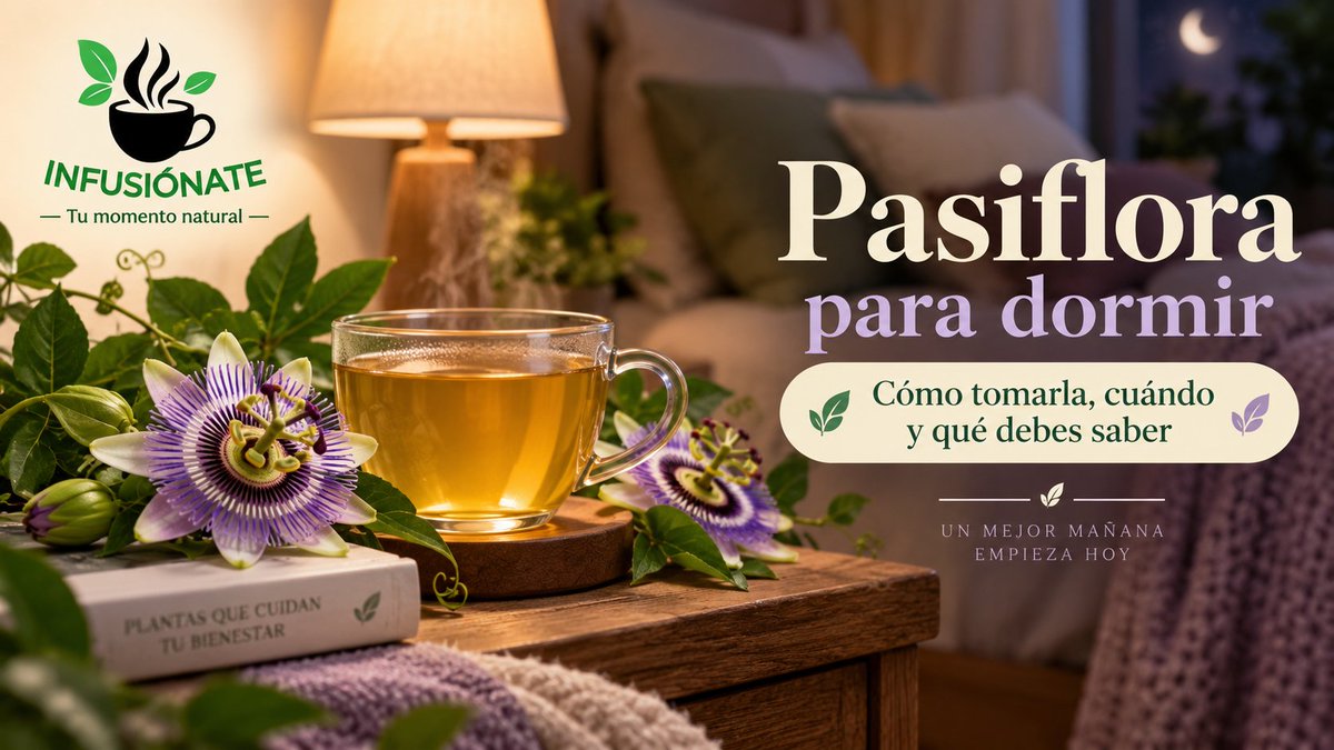InfusionateOrg's tweet photo. 🌿 ¿Pasiflora para dormir?

Te contamos cómo tomarla, cuándo hacerlo, cómo preparar la infusión y qué diferencias tiene frente a valeriana, tila o melisa. 🌙☕

👉 Nueva guía en https://t.co/59vvU7ezQG

#Pasiflora #DormirMejor #Infusiones #Descanso https://t.co/RGA6ZHQI5F