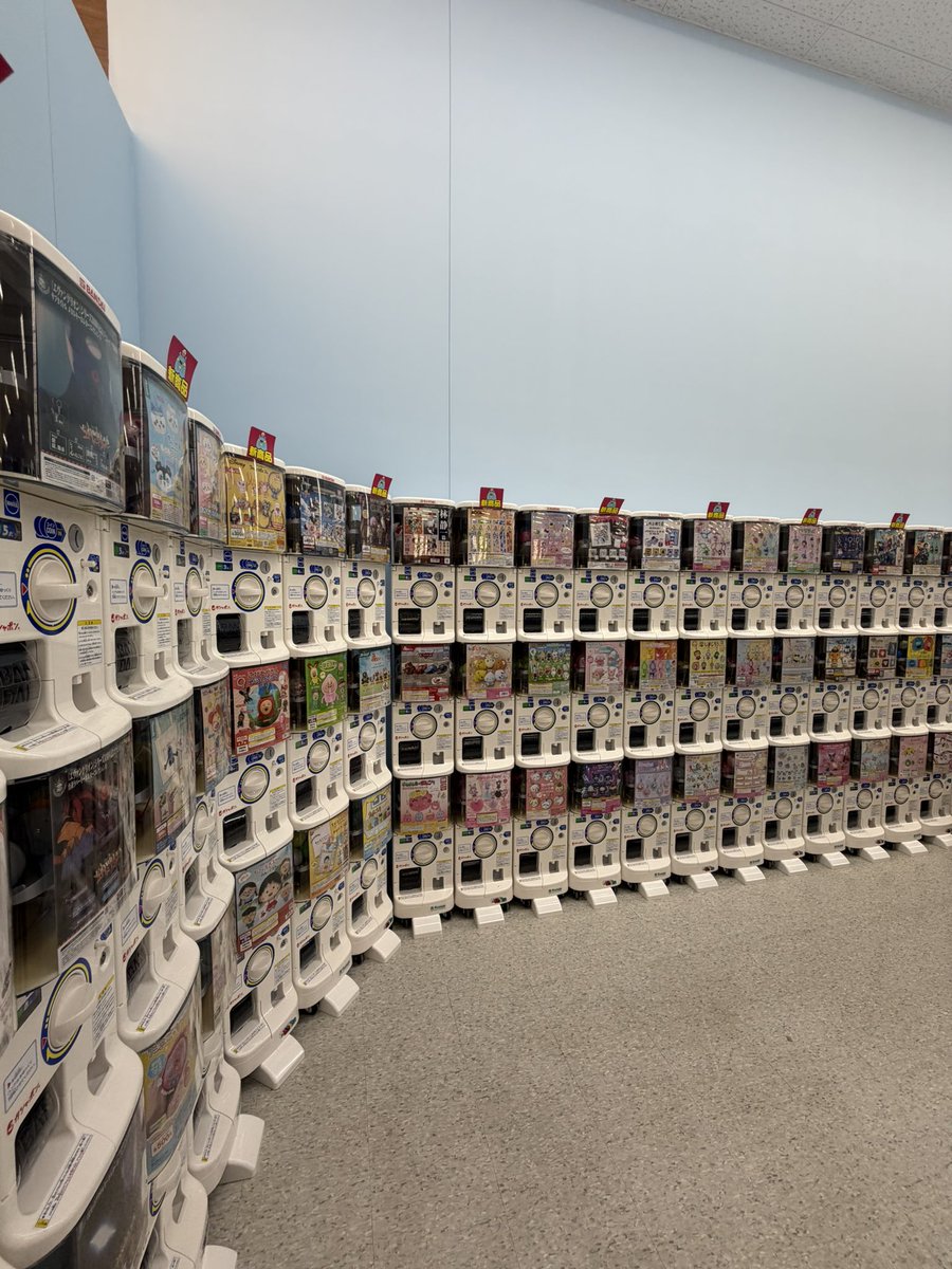 AMUUU_official's tweet photo. ＼AMUUUベイシア本庄早稲田ゲート店　オープン準備中📢／

カプセル機の設置が完了しました！✨　

少しチラ見せ🫣
ずらっと並ぶと圧巻…！👀

カプセル150種類以上！
オープンまで8日！

着々と準備中です！
続報もお楽しみに✨

#AMUUU https://t.co/5w5dGl1CHK