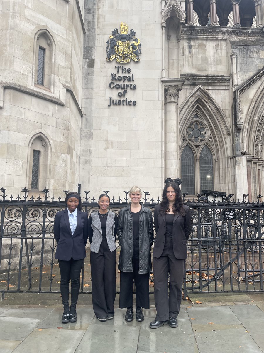 Liberty's experts meet outside of court before today's hearing of the Investigatory Powers Tribunal