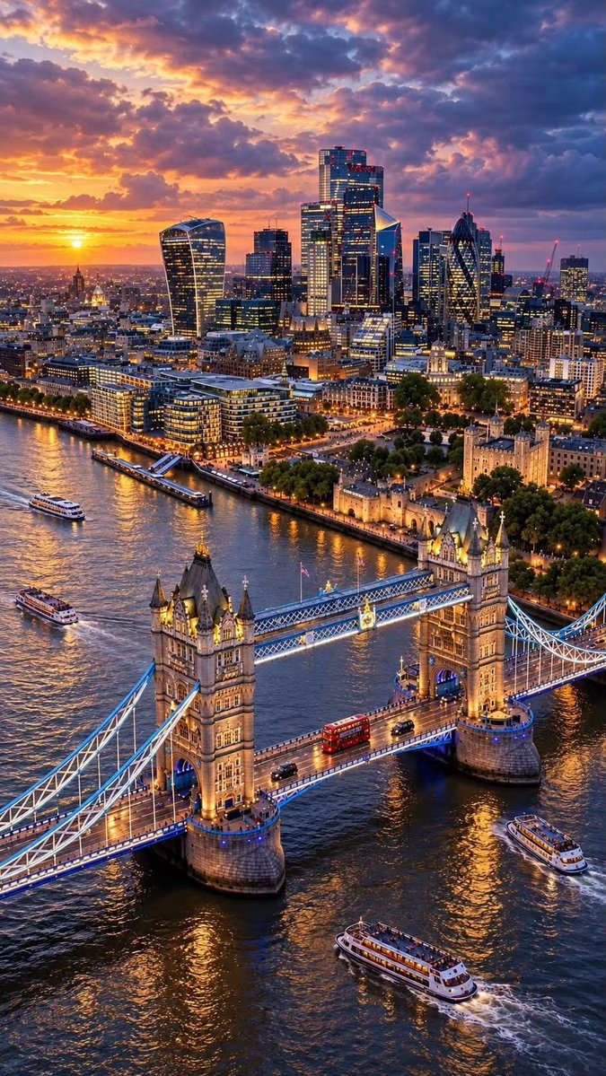 TraveLViewnS5's tweet photo. Tower Bridge, London 🇬🇧 https://t.co/npvYn8cjTn