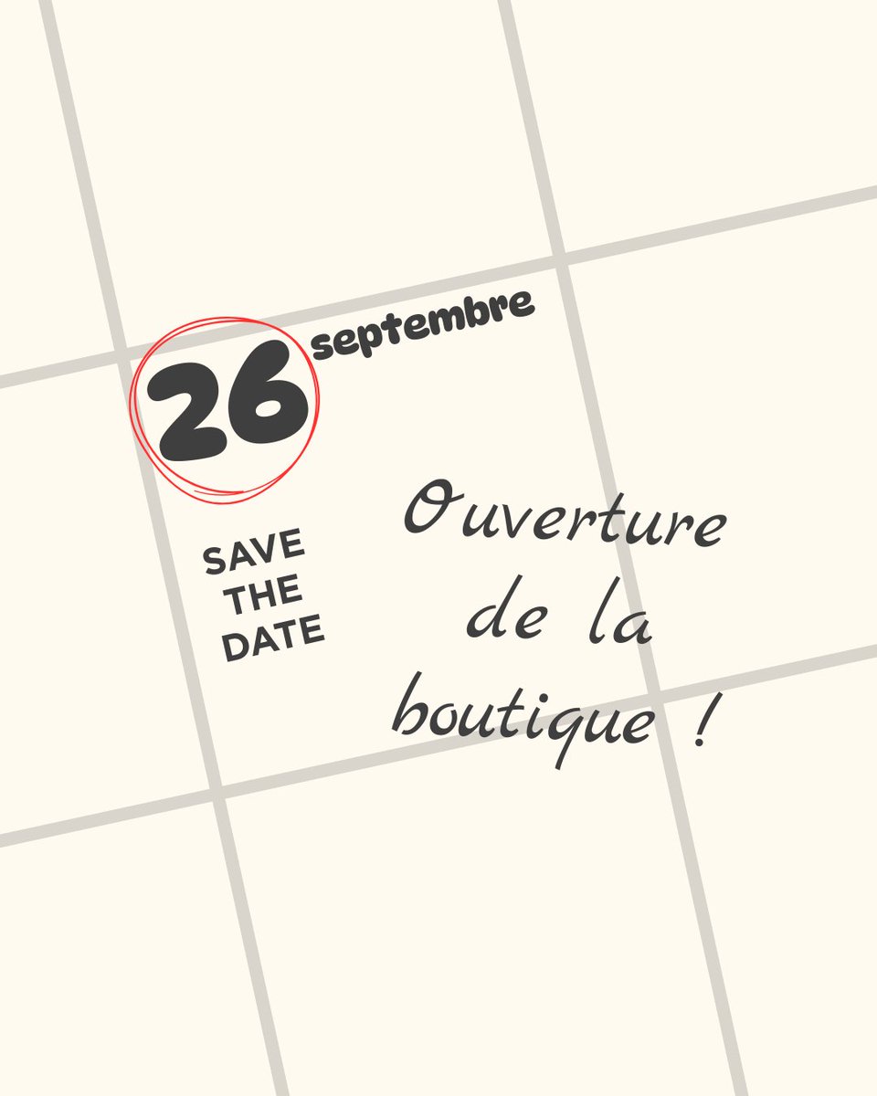 aikop_boutique's tweet photo. C'est officiel, la boutique physique ouvrira le 26 septembre ! Est-ce que tu viendras 👀✨️

On vous donnera l'adresse exacte un peu plus tard, mais la boutique est dans le 12e arrondissement de Paris !

On espère vous voir nombreux 🫶 https://t.co/XO4NbmBszq