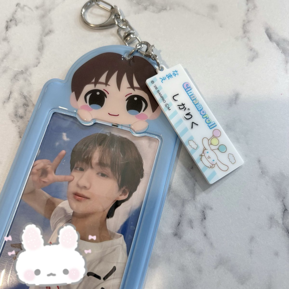 kmr3__'s tweet photo. 再販してるおなまえアップリケ風チャーム輪っかつけたらめじるしにもなるし盛大に可愛いので全オタクにおすすめ😺✌🏻🌟 https://t.co/5UDEtnDQM5