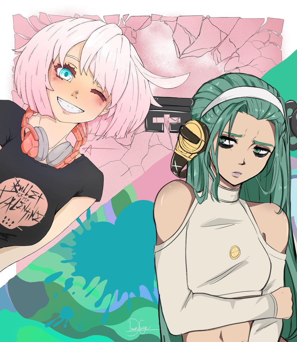 Arma_d1o's tweet photo. Differences makes us stronger 

Art collab with @CatteDawn from earlier this year!! Her ABA is GORGEOUS 
#guiltygear #elpheltvalentine #aba https://t.co/pJoB609XvL