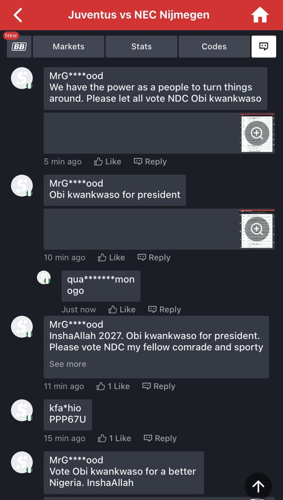 AgbaChadox's tweet photo. Person just dedicate his time to seriously campaigning for Peter Obi in sporty comment section https://t.co/pt1kgq0NAV