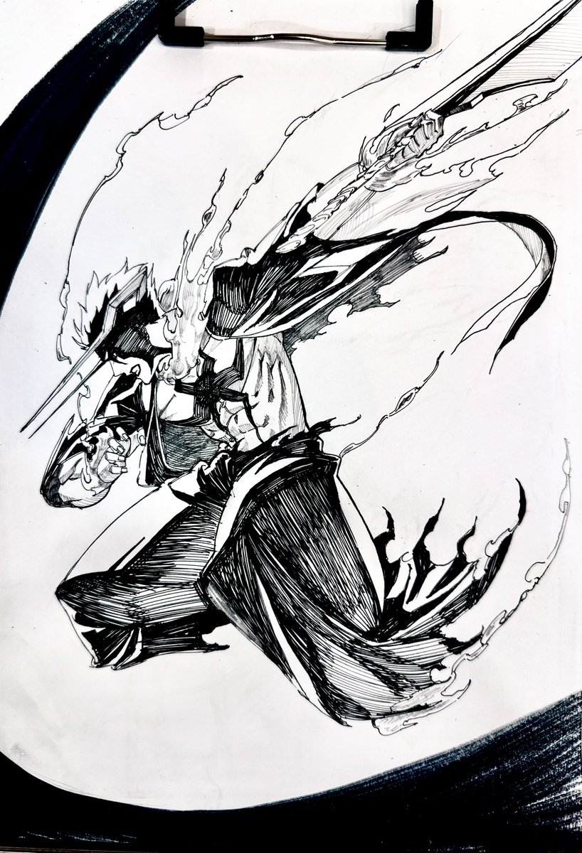 Dogopark's tweet photo. #bleach #handdrawing #kurosaki #ichigo https://t.co/NL9wvqMXNP