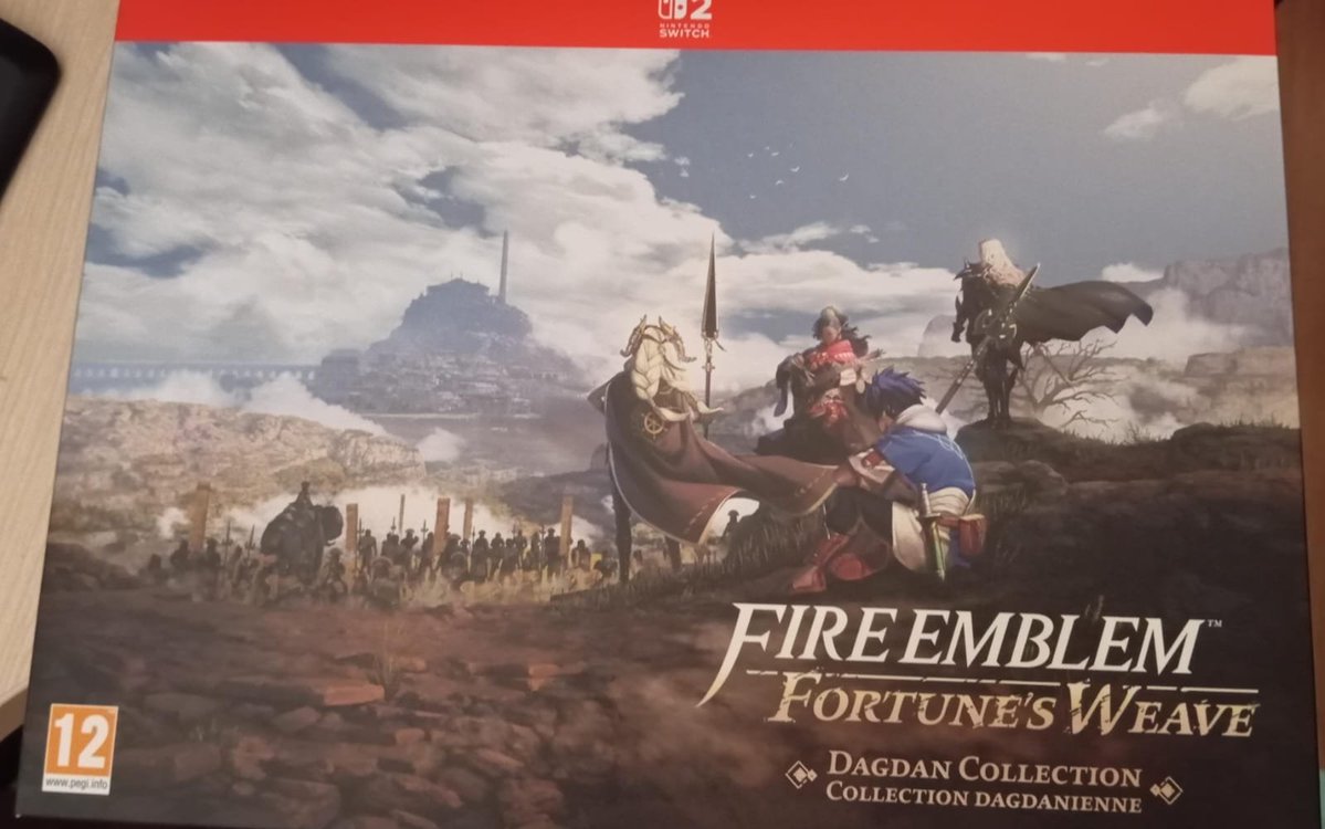 oppicaro's tweet photo. Vamoooo! Los análisis dicen que está a la altura de la serie. Habrá que comprobarlo este finde! #FireEmblem: Fortune’s Weave #NintendoSwitch2 Y genial edición coleccionista @NintendoES https://t.co/X2aG1Aqrlj