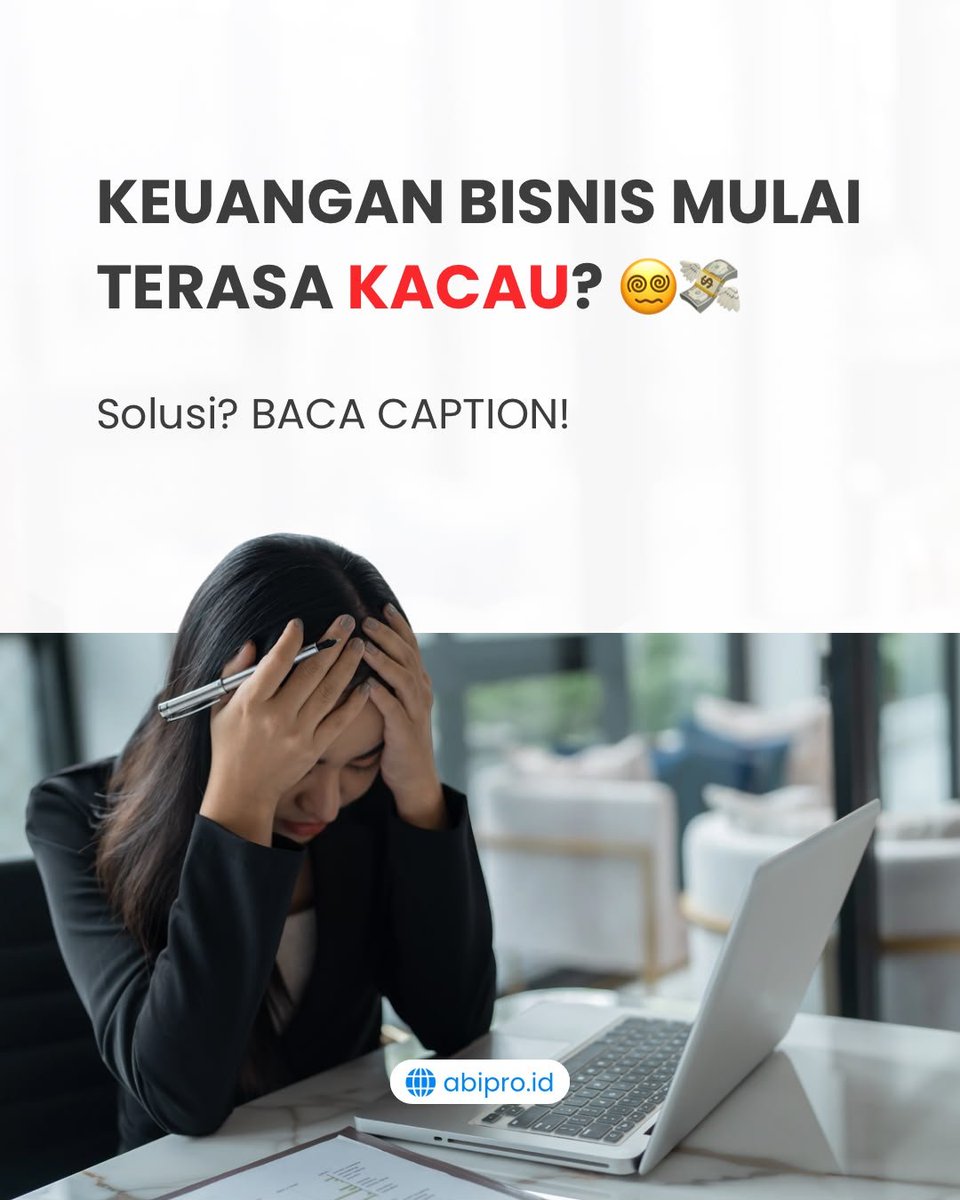 Abipro_software's tweet photo. Dengan pencatatan rutin, kamu bisa lebih mudah:
✅ Mengetahui laba &amp; rugi
✅ Memantau pengeluaran
✅ Mengontrol arus kas
✅ Menyiapkan kebutuhan pajak

Yuk, mulai rapikan keuangan bisnis dari sekarang bersama AbiPro Software Akuntansi &amp; Jasa Perpajakan. https://t.co/R0bjyYQsyx