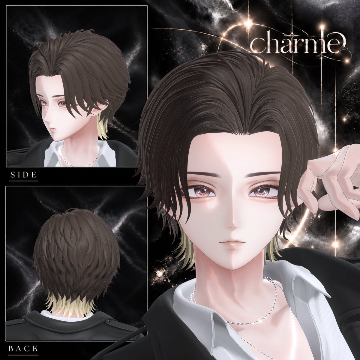 charme_3D's tweet photo. ✧ charme ✧

💎GRACE - up bang hair💎

【悠莉-Yuri-】対応しました

✦ SALE｜9/15〜9/20 23:59 ✦

💙 Full Pack
¥1,200 ➔ ¥1,000
🩵 Single
¥950 ➔ ¥850

 ▼BOOTH商品ページ▼
https://t.co/GOGNaOCVJR ⁠

#Yuri3D #悠莉3D #charme3d #VRChat #booth_pm https://t.co/PqAOG9rb9X