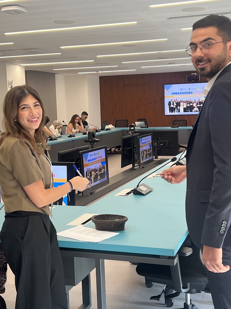 UN_Lebanon's tweet photo. Lebanon’s youth aren’t waiting for change, they’re creating it!
From sharing their stories thru🇺🇳 #StillHereStillBuilding campaign to turning ideas into action as SDG BrainLab Ambassadors, they’re proving that hope, leadership &impact start now. #IYD
🔗https://t.co/frwzaSbR3b https://t.co/7KwOCwkV3e