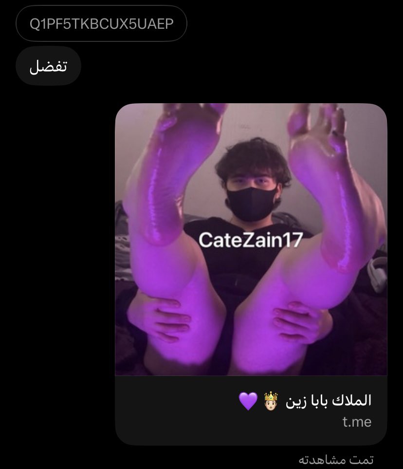 CateZain17's tweet photo. اعشق مشتركيني 😭💜💜 https://t.co/mifhDvXfF9