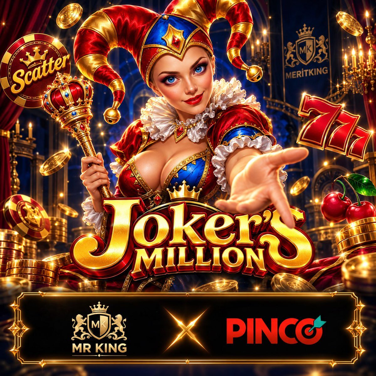 meritkingtur's tweet photo. 🎭 Şans bazen ciddi gelmez… bazen de Joker gibi sürpriz yapar. Pinco × Meritking ile sahne şimdi daha eğlenceli, daha hareketli.

https://t.co/5j9Xe5N2kT

#Slot #meritking #mrking https://t.co/dGOOUCN3GX