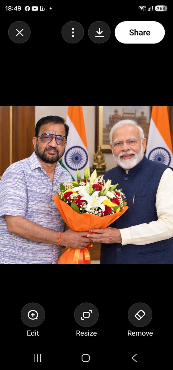 Atul4802's tweet photo. भारत को विश्वगुरु बनाने के पथ पर 
अग्रसर देश के यशस्वी प्रधानमंत्री 
परम आदरणीय श्री नरेंद्र मोदी जी को 
जन्मदिन की हार्दिक शुभकामनाएं।💐

 ईश्वर से प्रार्थना है कि आप सदैव स्वस्थ रहें, 
दीर्घायु हों और आपके नेतृत्व में भारत सदैव 
नई ऊंचाइयों को छूता रहे।
जय हिंद!🙏🏻 https://t.co/3YZL5GmmLp