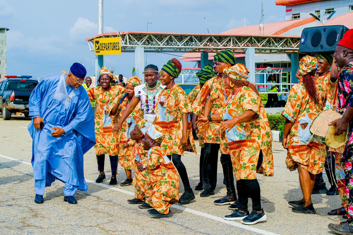 DapoAbiodunCON's tweet photo. Yesterday, we joined the Vice President of the Federal Republic of Nigeria, His Excellency Senator Kashim Shettima, GCON, and other distinguished guests in Ilorin to witness the turbaning of our dear brother and colleague, the Executive Governor of Kwara State, His Excellency Mallam AbdulRahman AbdulRazaq, CON, as the Sardauna of Ilorin.

We warmly congratulate him on this well-deserved honour, which reflects his exemplary leadership, selfless service and commitment to the development of Kwara State and the Ilorin Emirate.

We pray that Almighty Allah grants him continued wisdom, strength and good health as he undertakes the responsibilities of this revered title.