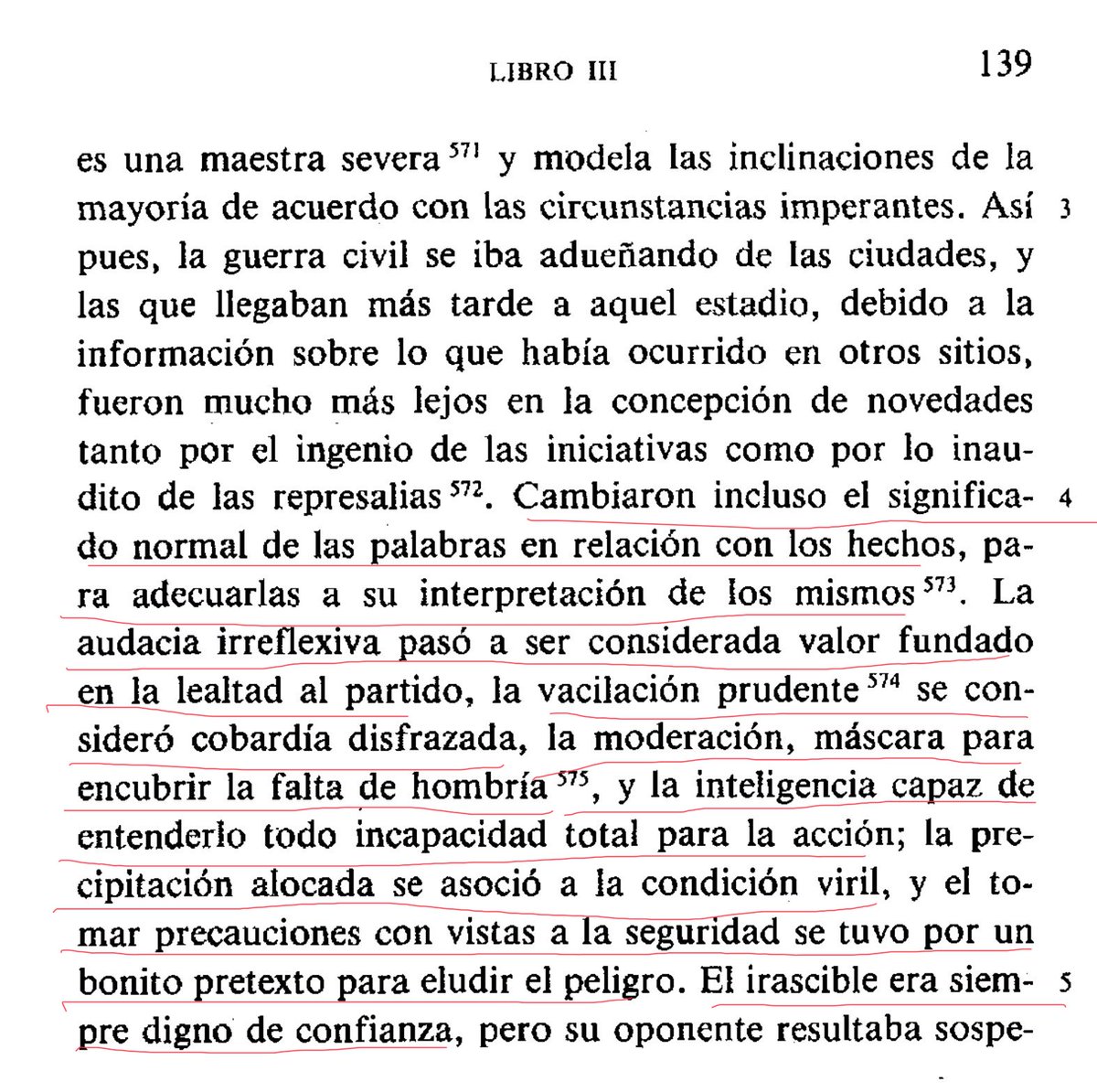 JavierGomaL's tweet photo. “Las consecuencias morales de la guerra civil” en Tucídides III es una obra maestra absoluta. Explica el presente con palabras eternas: la polarización, el fanatismo estúpido y criminal y la imposibilidad de una moderación inteligente. 

Además, legitima mi “ingenuidad aprendida” https://t.co/SLNzaFsXY4