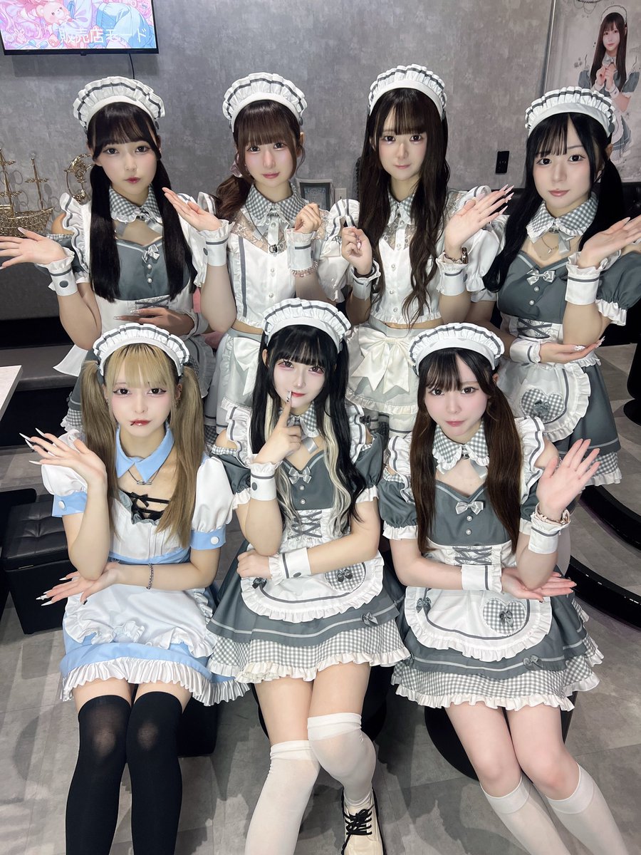 sugarmemorial's tweet photo. 🍁Sugar Memorial OPENしました͛🍁

9/17出勤メンバー♡

♡かすみ
♡くろむ(@touketusinuwww )
♡さくら(@asitamoganbaru3 )
♡れんれん（@renchan_u ）
♡りの（@3916sweet ）
♡のん（@non_babu_2 ）
♡ゆぴ（@ztj3ci ）
♡ちゅる(@harapeco__33 )
♡ちな(@china_chan_o )
ご来店お待ちしております https://t.co/NtfEDQFSfQ