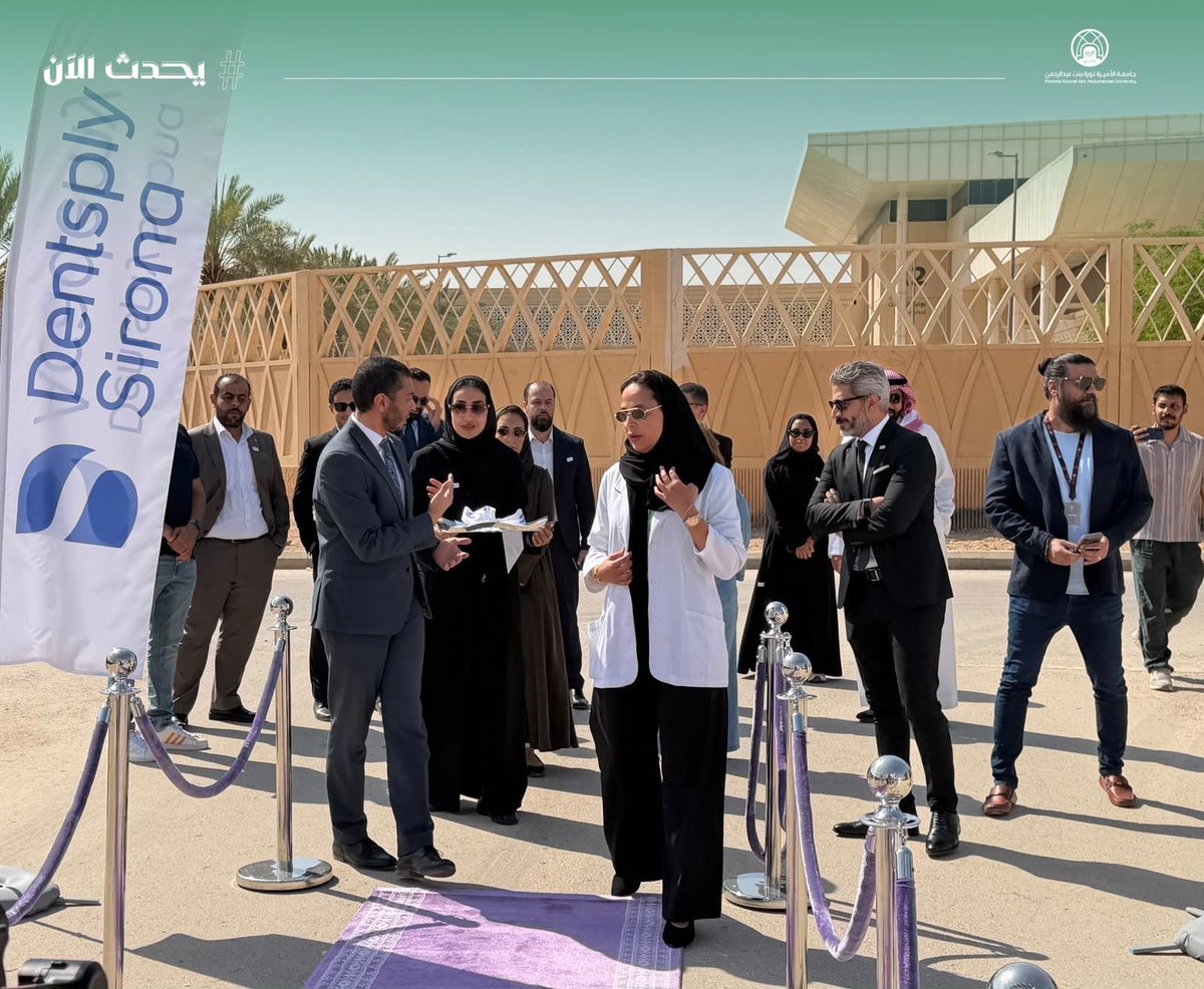 pnu_live's tweet photo. #يحدث_الآن:
تُقيم كلية طب الأسنان بالتعاون مع Dentsply Sirona فعالية "Skills on Wheels"، التي تُقام لأول مرة في الشرق الأوسط، وتتيح للطالبات فرصة التعرّف على أحدث الأجهزة والتقنيات في مجال طب الأسنان، واستكشاف تطبيقاتها العملية في مختلف التخصصات.
#جامعة_الأميرة_نورة
#PNU https://t.co/tQKLeHk4lT