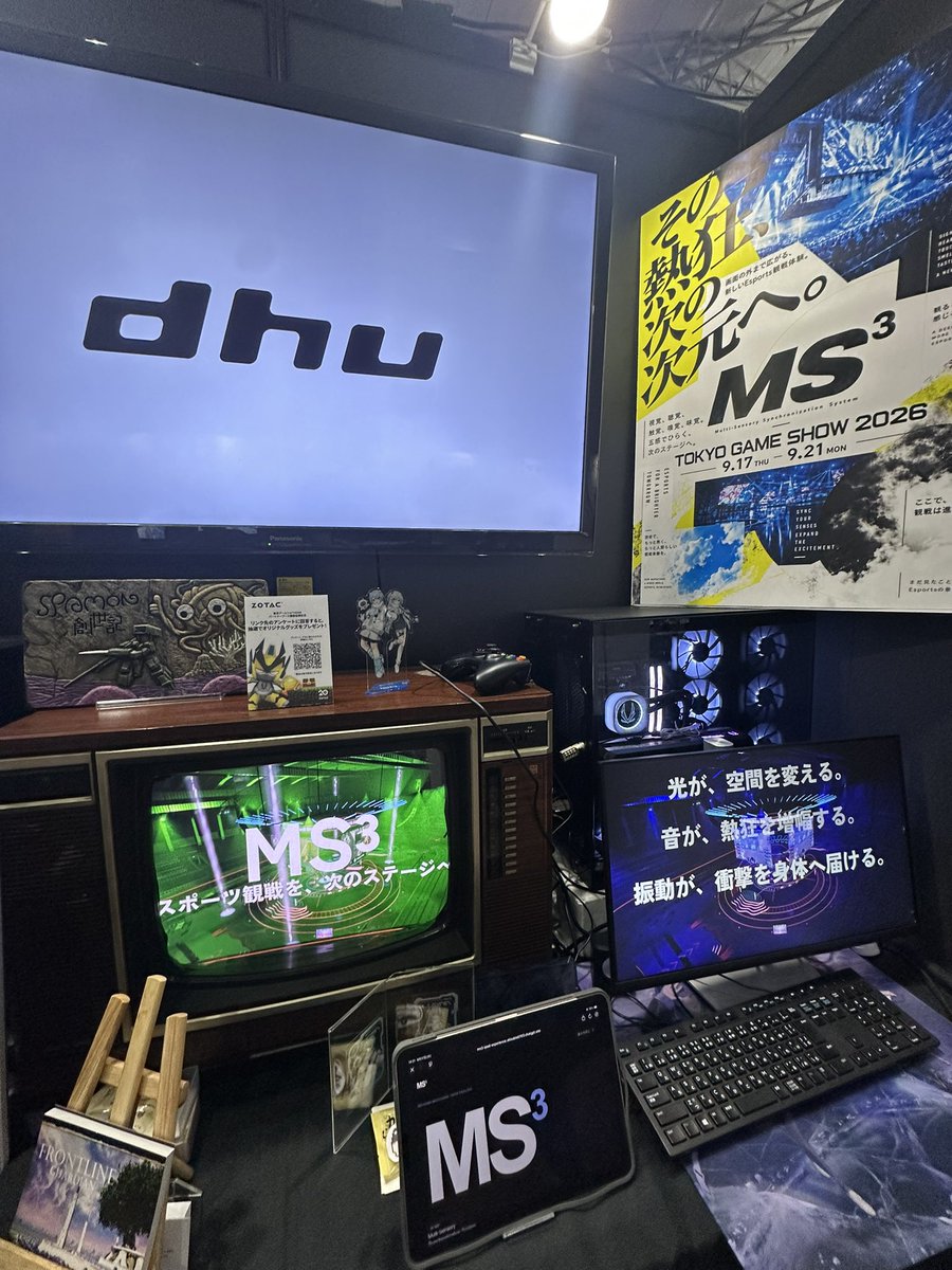 akiofuruta's tweet photo. TGS2026 1日目おしまい！
18.19.21日も展示するので、是非！！ https://t.co/ux1xptIteU