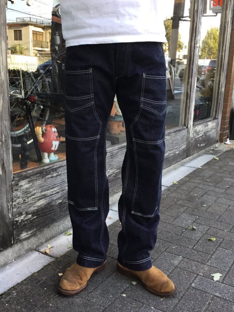 porkys_jeans's tweet photo. 入荷情報!
Freewheelers「Derrickman Overalls」¥41800
13.5oz. Indigo Denim
#porkys #ポーキーズ
#kyoto #京都
#アメカジ #円町
#freewheelers #フリーホイーラーズ
#workpants #ワークパンツ
#denim #デニム https://t.co/vR1rkhadWa