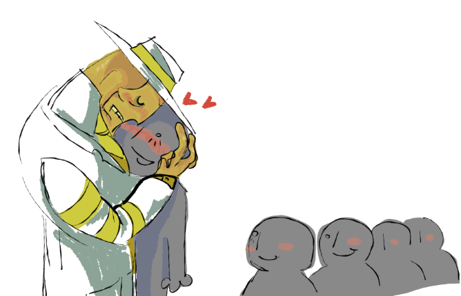 diefoolmime's tweet photo. so imagine he just nuzzles all of you in order https://t.co/3EZplY2RSo