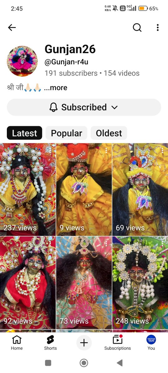 vachasvani's tweet photo. @Gunj26 @YouTube I visited your YouTube channel and subscribed too. Really enjoyed the songs. Very nice! https://t.co/6UUijickAy