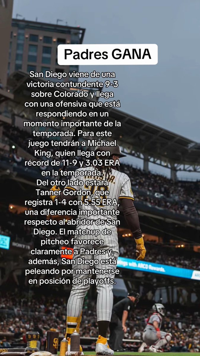 Habu_21's tweet photo. PADRES ML 🟡 https://t.co/1bCePoHisi