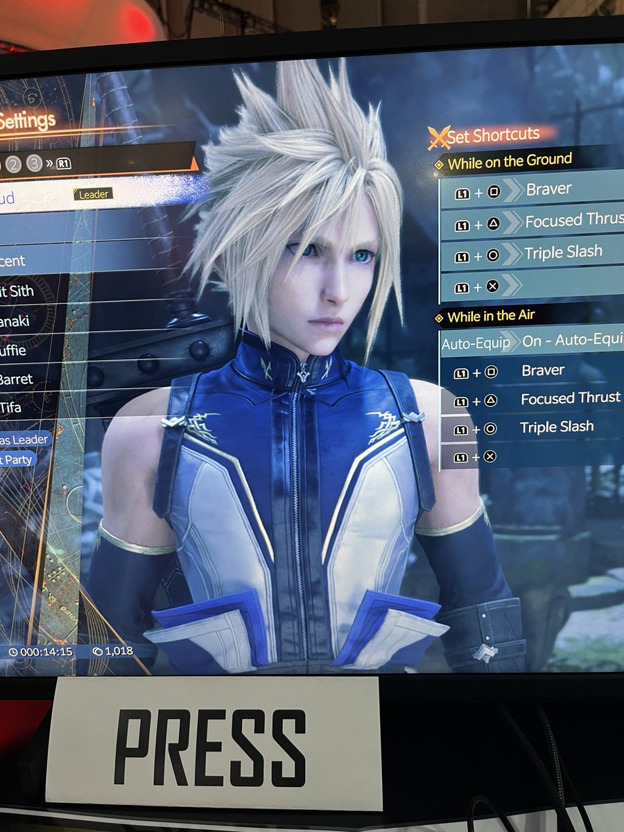 Genki_JPN's tweet photo. Final Fantasy VII Revelation pause menu characters! https://t.co/tHaL8cHqMk