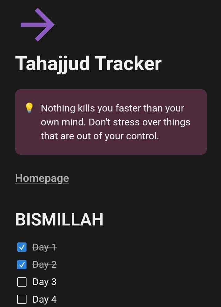 Latifat_writes's tweet photo. I HAVE A TAHAJJUD TRACKER THAT IS AESTHETICALLY PLEASING.

Tahajjud day 2, DONE.
The streak, ON! 
Alhamdulilah 
🥳🥳🥳 https://t.co/J8qVbjlwPj